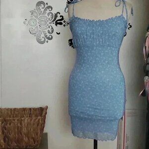 Soft blue dress